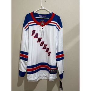 New York Rangers White Hockey Breakaway Jersey Blank Men’s Size 2XL